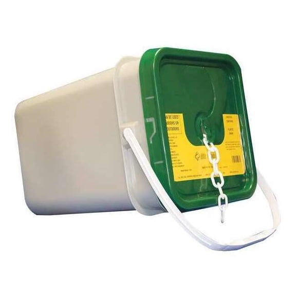 Manufacturer Varies Plastic Chain, White, 120 ft Length, Gloss 51001-P