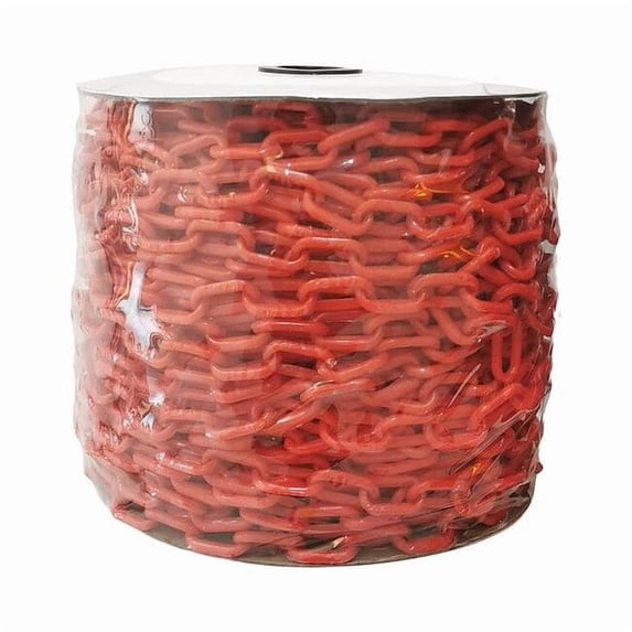 Manufacturer Varies Plastic Chain, Red, 200 ft Length, Gloss 30105