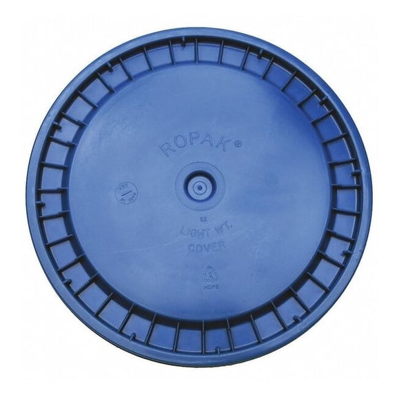 Manufacturer Varies Plastic Pail Lid, Blue, Snap, 1-3/16 in. H ROP2100CVR-SN-BL