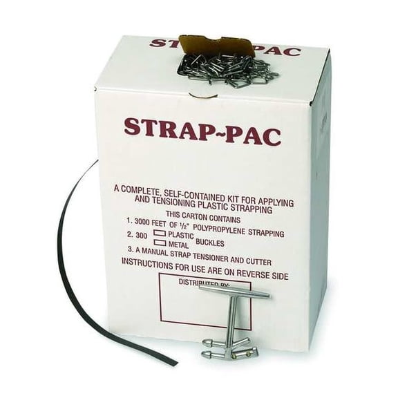 Manufacturer Varies Plastic Strapping Kit,1/2" 2CXL3