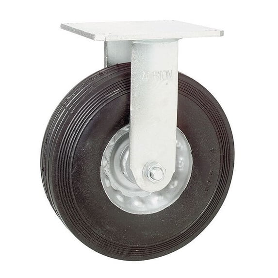 Rigid Semi-Pneumatic Caster,8 in.,350 lb 3G118