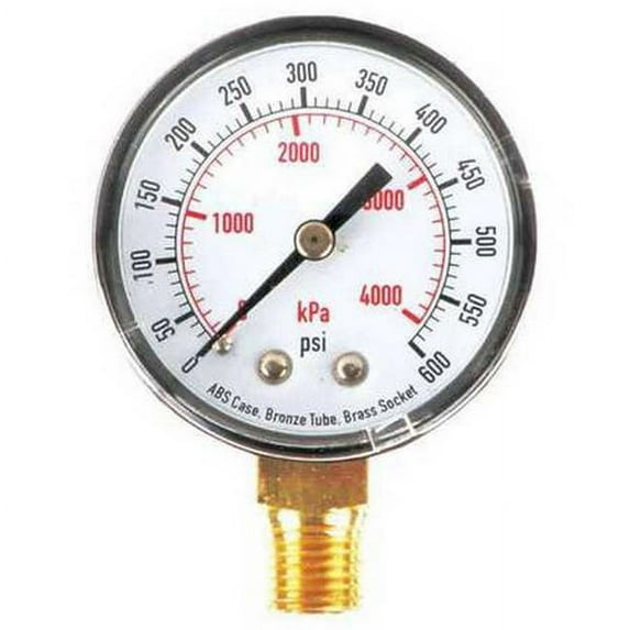 Manufacturer Varies Pressure Gauge,Test,2 In 4FLU6