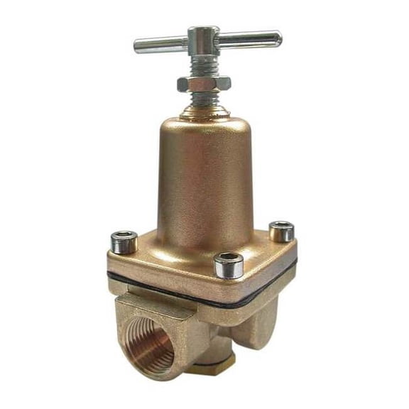 Manufacturer Varies Pressure Regulator, Brass, 300 psi, Outlet Size: 1/4" 30PT97