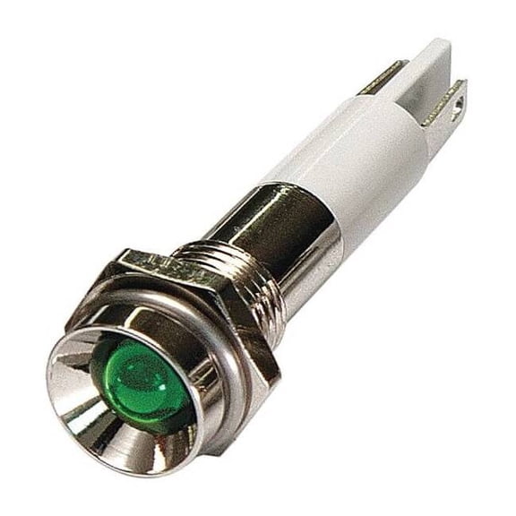 Manufacturer Varies Protrude Indicator Light,Green,120VAC 24M059
