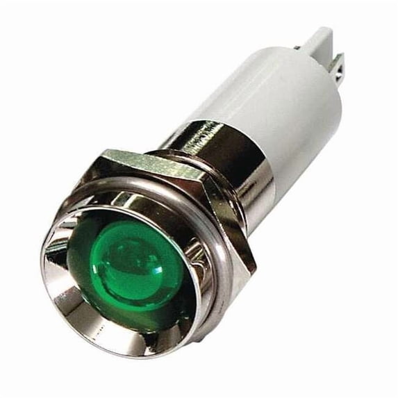Manufacturer Varies Protrude Indicator Light,Green,12VDC 24M120