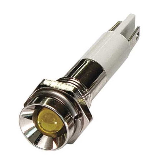 Manufacturer Varies Protrude Indicator Light,Yellow,120VAC 24M058