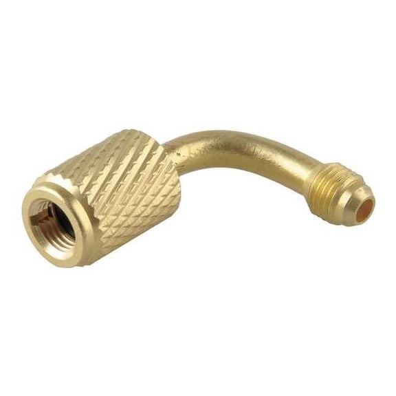 Manufacturer Varies Quick Coupler, 90 Deg, 2 in L, Brass 10U325
