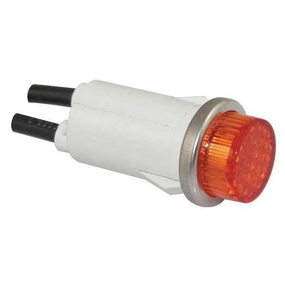 Manufacturer Varies Raised Indicator Light, Amber, 120V 20C850