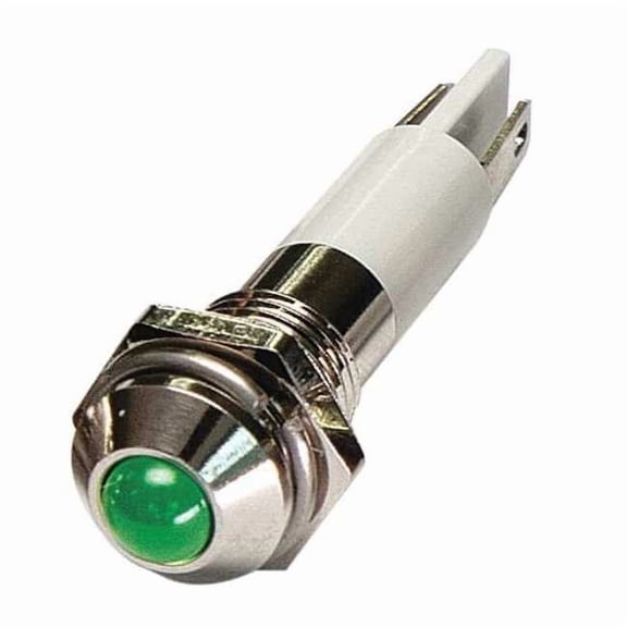 Manufacturer Varies Round Indicator Light,Green,24VDC 24M047
