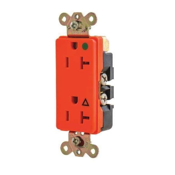 Bryant Receptacle,Orange,20A,1.0 HP,2 Poles 9300IG