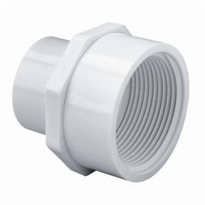 PVC Reducer, Socket x FNPT, 1/2 in x 3/4 in Pipe Size 435074