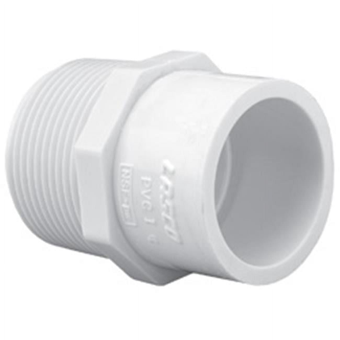 PVC Reducer, MNPT x Socket, 2 in x 1 1/2 in Pipe Size 436251 - Walmart.com