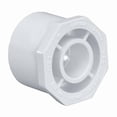 thumbnail image 1 of PVC Reducing Bushing, Spigot x Socket, 3 in x 2 1/2 in Pipe Size, 1 of 1