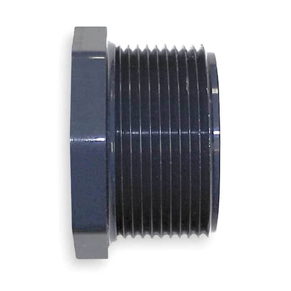 PVC Reducing Bushing, MNPT x FNPT, 4 in x 2 in Pipe Size