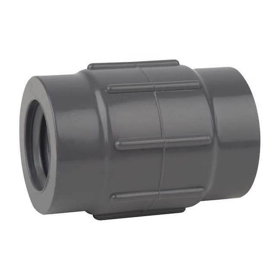 CPVC Reducing Coupling, Schedule 80, 1-1/2" x 1" Pipe Size, FNPT x FNPT