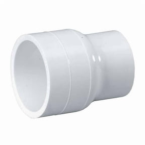 PVC Reducing Coupling, Socket x Socket, 6 in x 4 in Pipe Size 429532