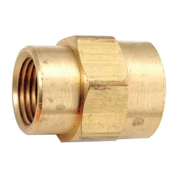 Manufacturer Varies Reducing Coupling, Brass, 1/2 x 1/4 in 706119-0804