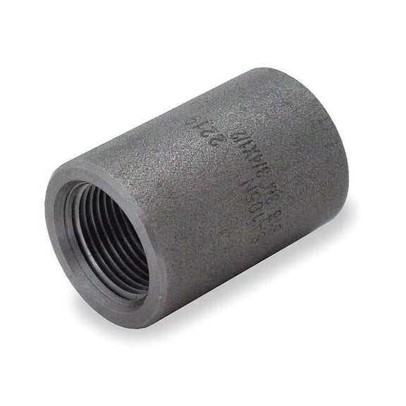 Reducer Reducer, 1/2" x 3/8" Pipe, FNPT, Black Forged Steel, Class 3000