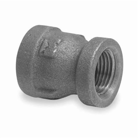 Reducer Coupling Reducer, 1/2" x 3/8" Pipe, FNPT, Malleable Iron, Class 300