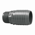 thumbnail image 1 of PVC Reducing Male Adapter, Insert x MNPT, 1 in x 1/2 in Pipe Size, 1 of 1