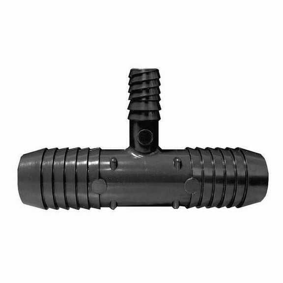 PVC Tee, Insert x Insert x Double Helix, 3/4 in Pipe Size 1401099
