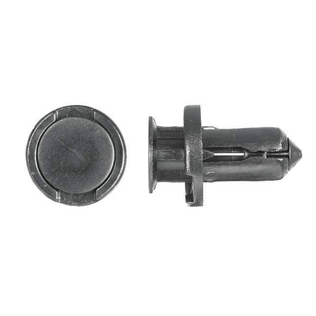 Push-In Rivet, Dome Head, 10 mm Dia., 15 mm L, Nylon Body, 15 PK 9294PK