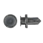 Push-In Rivet, Dome Head, 10 mm Dia., 15 mm L, Nylon Body, 15 PK 9294PK