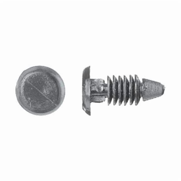 Push-In Rivet, Dome Head, 0.188 in Dia., 1/2 in L, Nylon Body, 25 PK JL-32PK