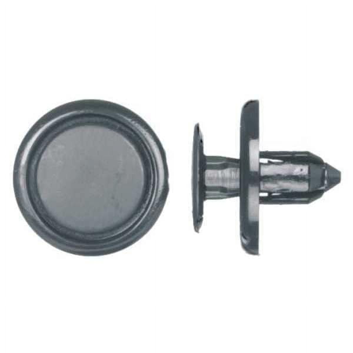 1 PK ZoroSelect Push-In Rivet, Dome Head, 7 mm Dia., 10 mm L, Nylon Body, 15 PK