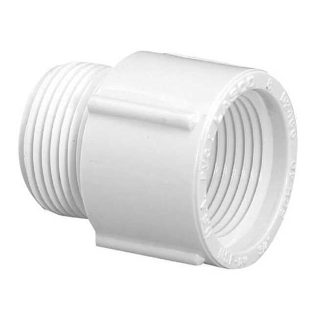 PVC Riser Extender, MNPT x FNPT, 1/2 in Pipe Size 434005 - Walmart.com