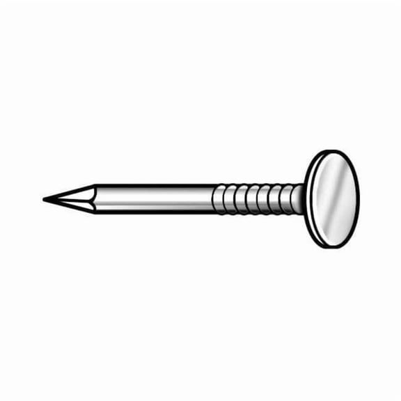 Roofing Nail, 2 in L, 6D, Steel, Electro Galvanized Finish, 11 ga, 710 PK 4NEY9