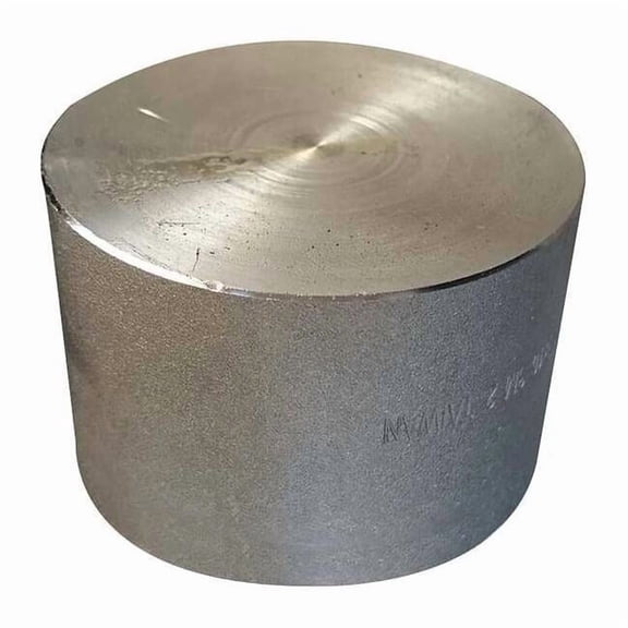 Cap Cap, 1-1/2" Pipe, FNPT, Black Forged Steel 1MNE6