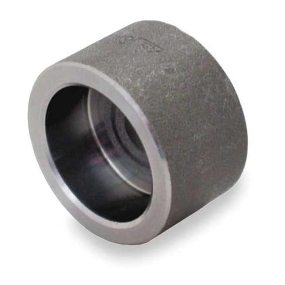 Manufacturer Varies Cap Cap, 2" Pipe, Socket Weld, Black Forged Steel 1MNW2