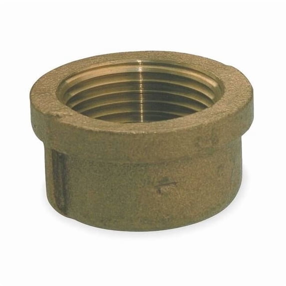 Red Brass Cap, FNPT, 1/2" Pipe Size 6RCY1