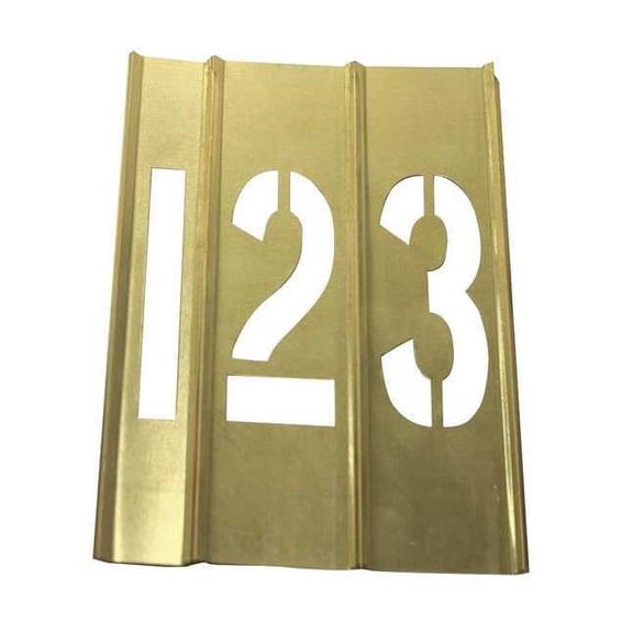 Manufacturer Varies STENCIL NUMB KT 4 BR, 15PCS 20Y514