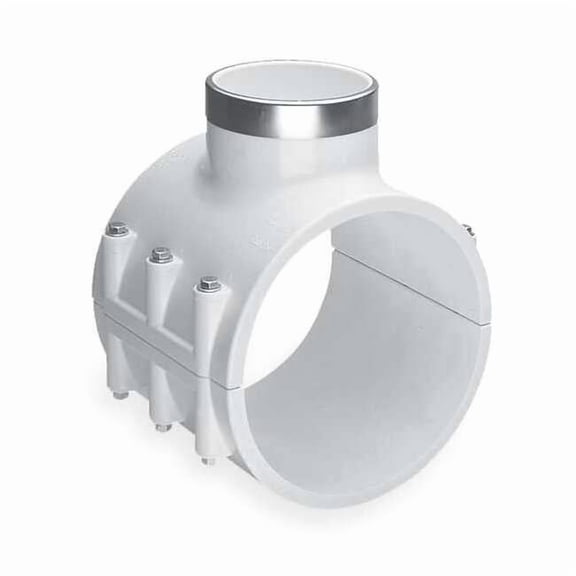 Saddle Clamp,Pipe 4 In,Outlet 2 In 466E-420