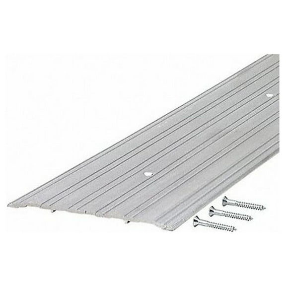 Manufacturer Varies Saddle Threshold,Fluted Top,6 ft.,Alum 5MFJ5