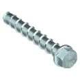 thumbnail image 1 of Concrete Screw, 3/8" Dia., Hex, 3" L, Steel Zinc Plated, 50 PK, 1 of 2