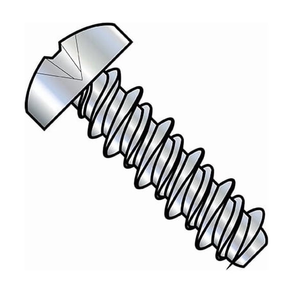 Self-Drilling Screw, #10-16 x 1-1/4 in, Zinc Plated Steel Pan Head Phillips Drive, 3000 PK