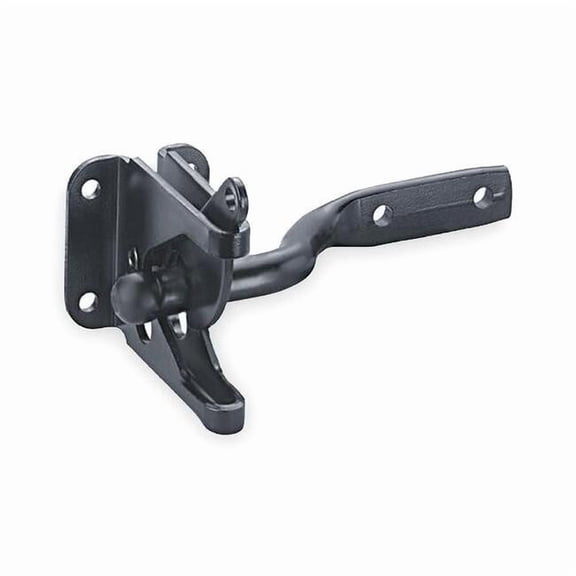 Self-Latching Gate Latch,2-3/8 In. W,Blk 1RBY4