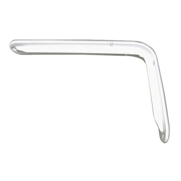 Manufacturer Varies Shelf Bracket, Steel, White, 7-3/4 in. L 33TZ32