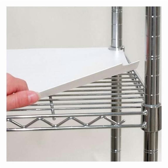 Manufacturer Varies Shelf Liner 36"x18", White, 4PK 5GRE1