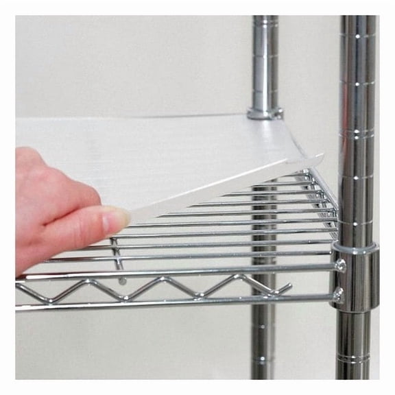 Shelf Liner, 36"D x 36"W, Clear,PK4 5GRG4