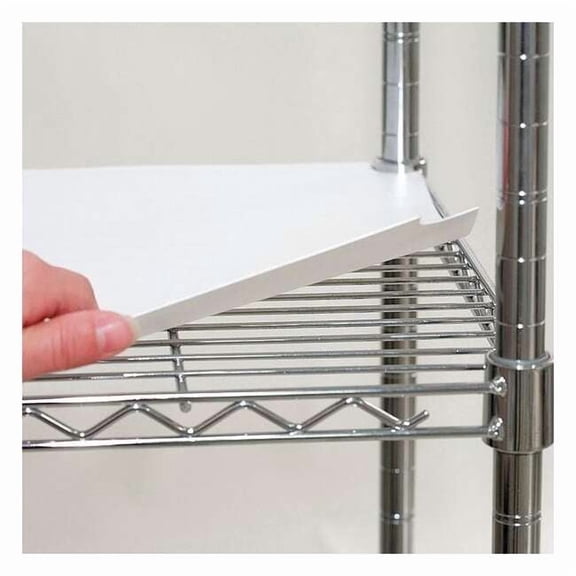 Shelf Liner 60"x18", White, 4PK 5GRE3