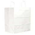 thumbnail image 1 of Shopping Bag Flat Bottom, Jr. Mart Brown, Paper Twist Handles, Pk250, 1 of 1