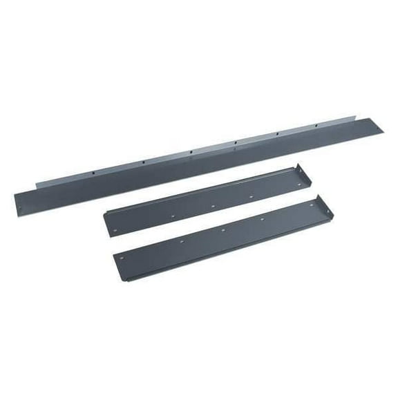 Manufacturer Varies Side/Back Rail Kit,60W x 30D x 3H,Gray 5W676