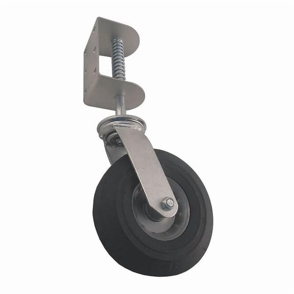 Gate Caster,Rubber,8 in.,210 lb. 22W969