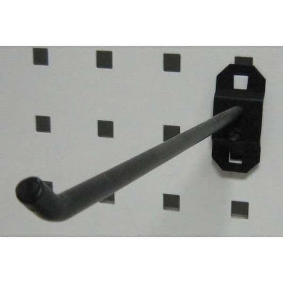 Manufacturer Varies Single Rod Pegboard Hook,8 In,PK5 5TPK6