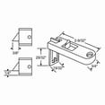thumbnail image 1 of Slide Latch,Tilt Window,2-9/32" L 83-607BA-1, 1 of 1