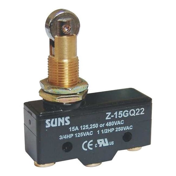 Manufacturer Varies Snap Action Switch, Roller Plunger, SPDT 5JED9